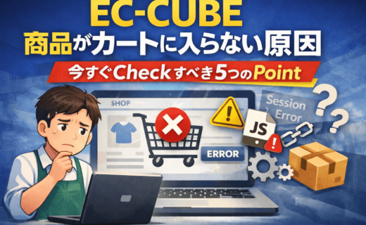 EC-CUBE 商品がカートに入らない 原因と対処法