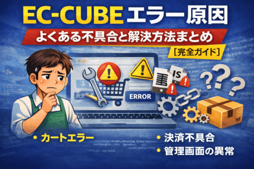 EC-CUBE エラー原因と解決方法まとめ
