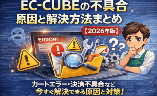 EC-CUBEの不具合原因と解決方法まとめ カートエラー 決済エラー対策
