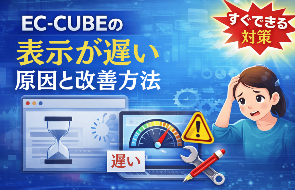 EC-CUBE 表示が遅い 原因と改善方法