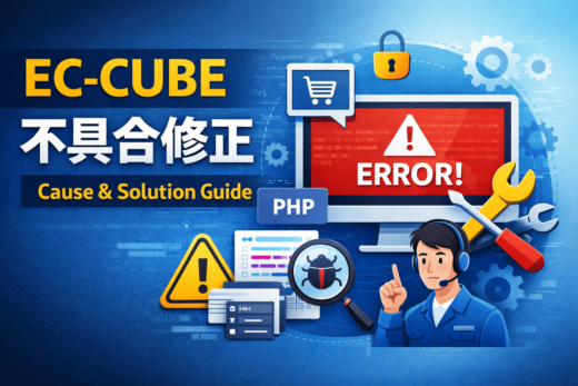 EC-CUBE 不具合修正の原因と対処法ガイド