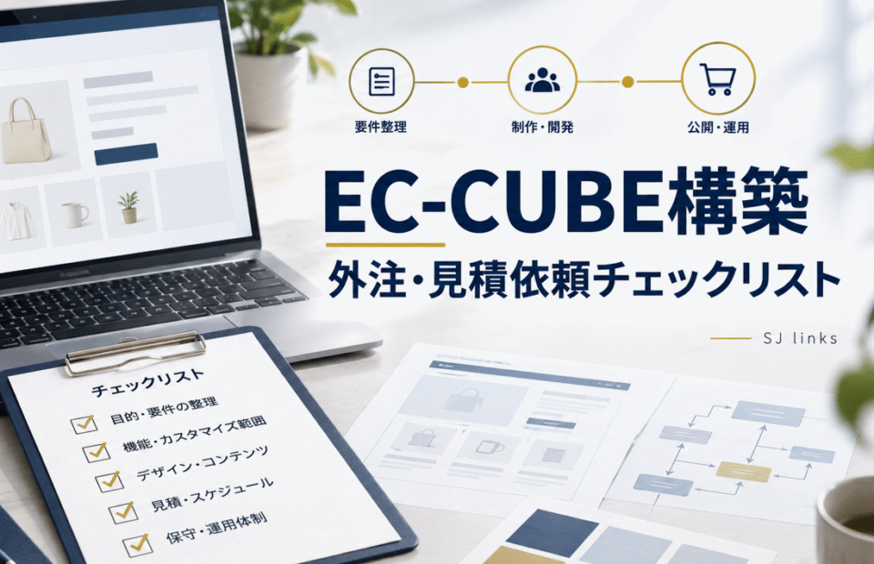 EC-CUBE構築を外注する前に確認したいこと｜制作会社向け見積依頼チェックリスト